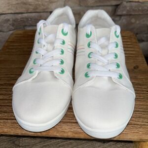 Vionic Beach Shoes STINSON Women's White Comfort Sneakers Flats 7.5 Canvas